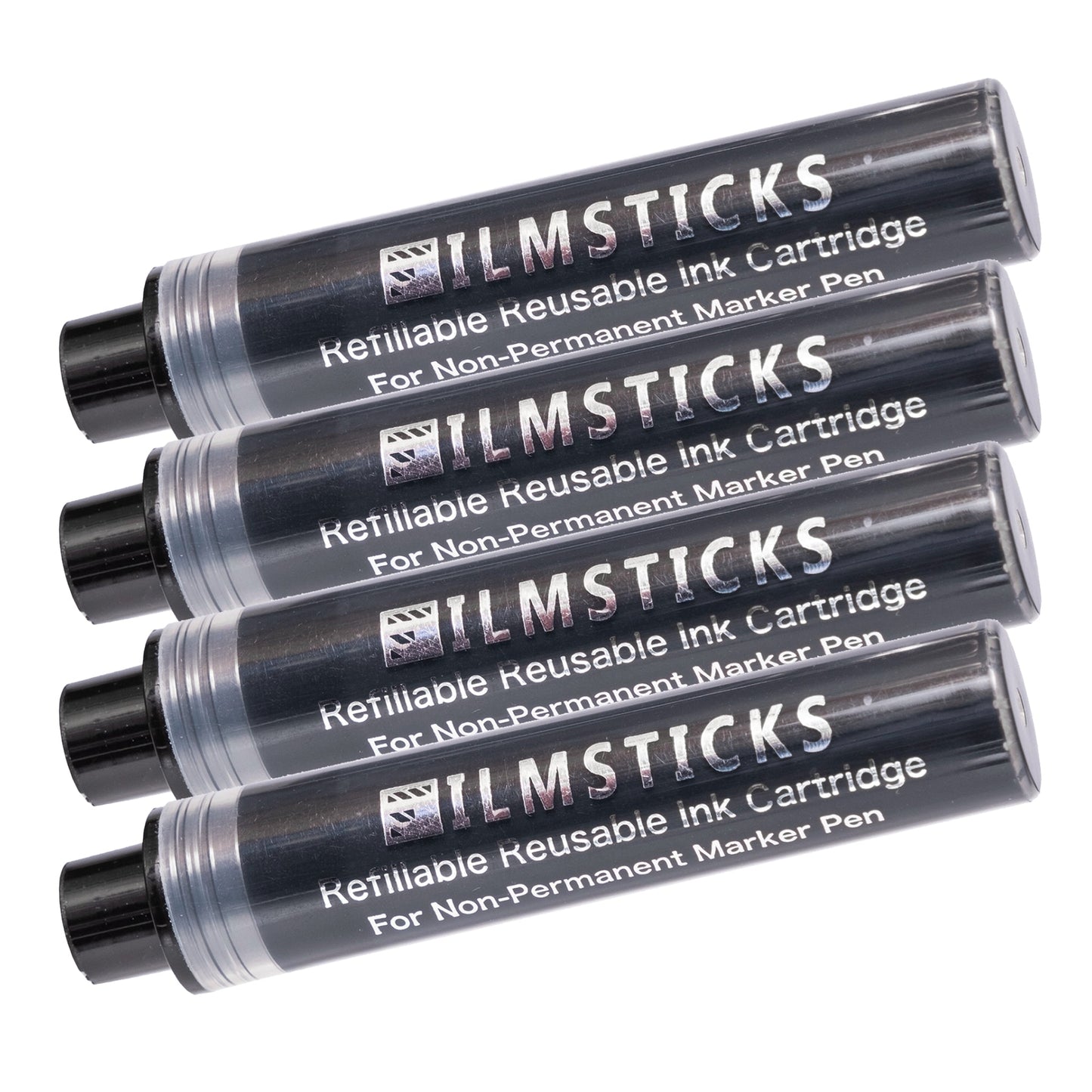 Filmsticks Ink Cartridges for Reusable Non-Permanent Marker Pen (4-Pack)