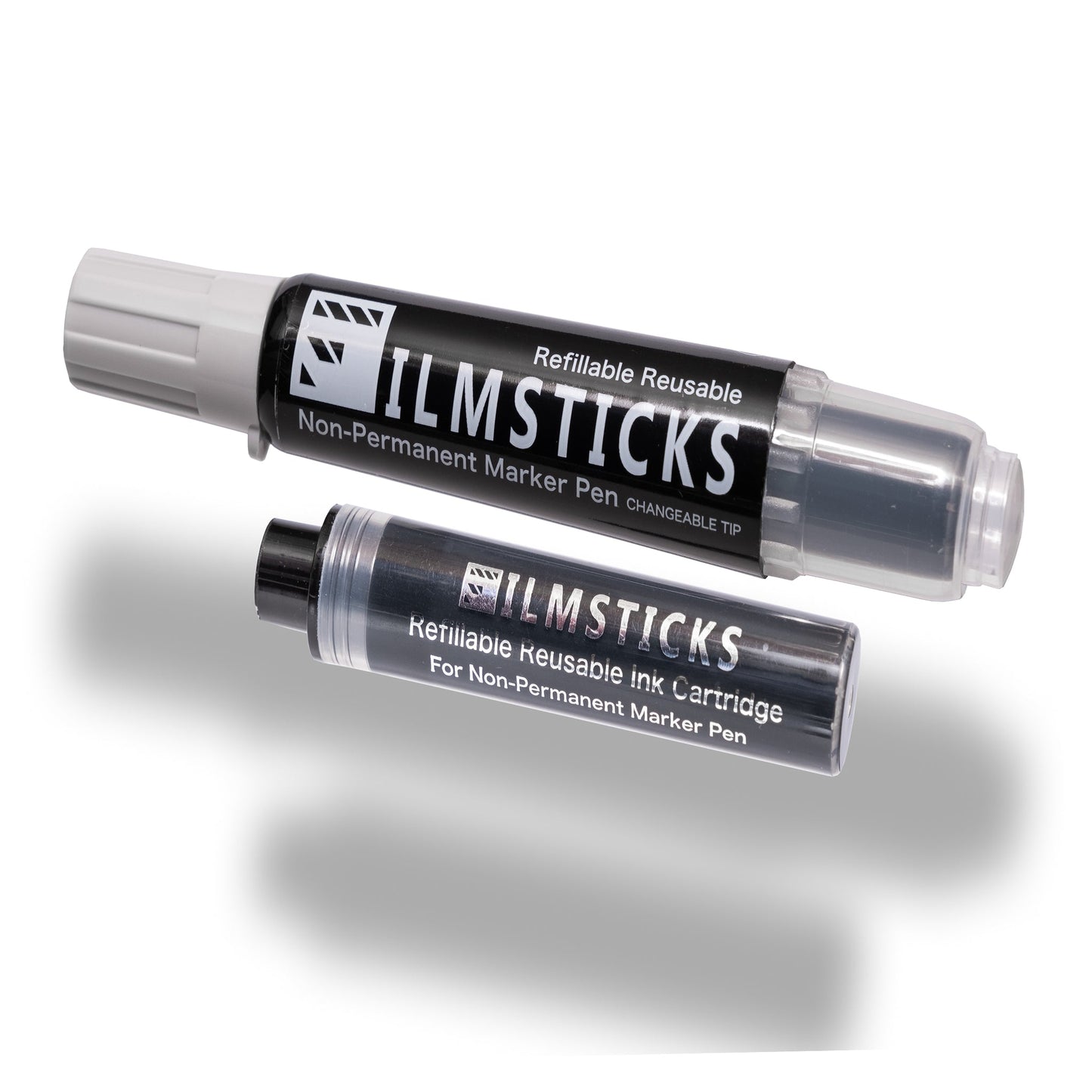 Filmsticks Reusable Non-Permanent Acrylic Board Black Marker Pen Kit