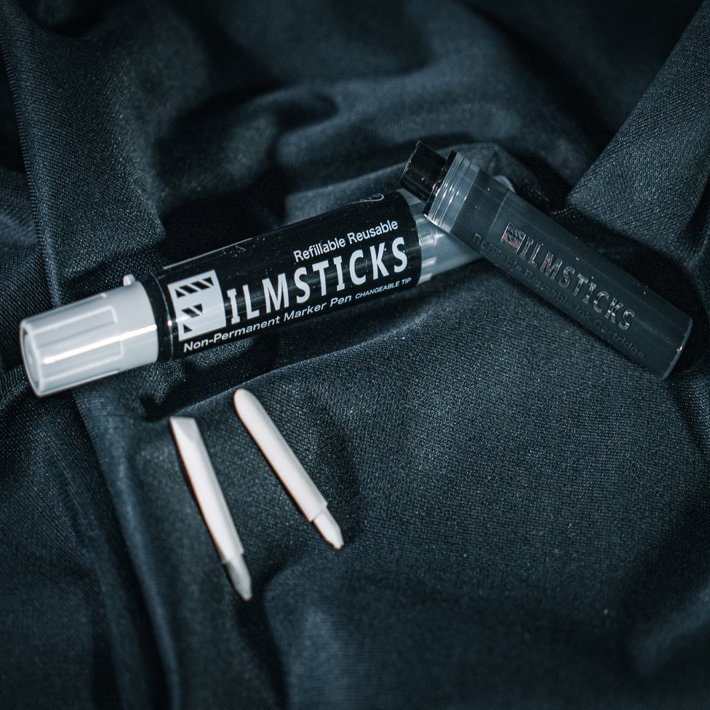 Filmsticks Reusable Non-Permanent Acrylic Board Black Marker Pen Kit