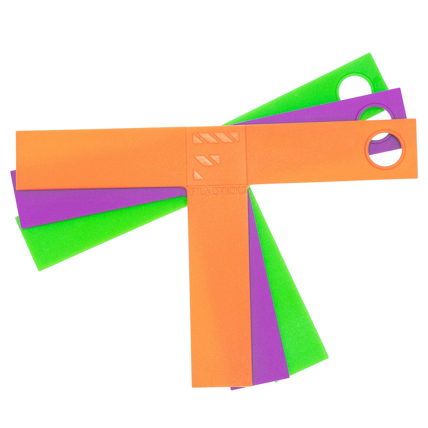 Recyclable Set of 3 Coloured T-Markers for actor and camera positions