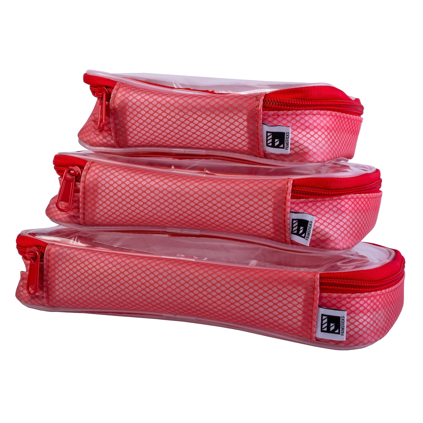 Filmsticks Single Thermoplastic Polyurethane (TPU) Transparent Case – Red