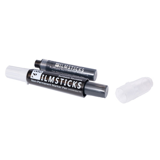 Filmsticks Reusable Non-Permanent Acrylic Board Black Marker Pen Kit