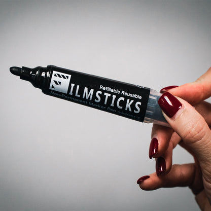 Filmsticks Reusable Non-Permanent Acrylic Board – Black Marker Pen